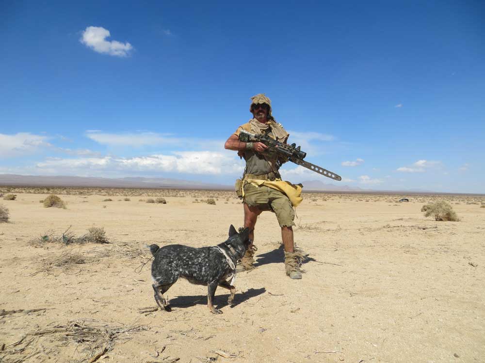 Prototype “Killsaw” movie prop, and award winning Post-Apocalyptic costume.