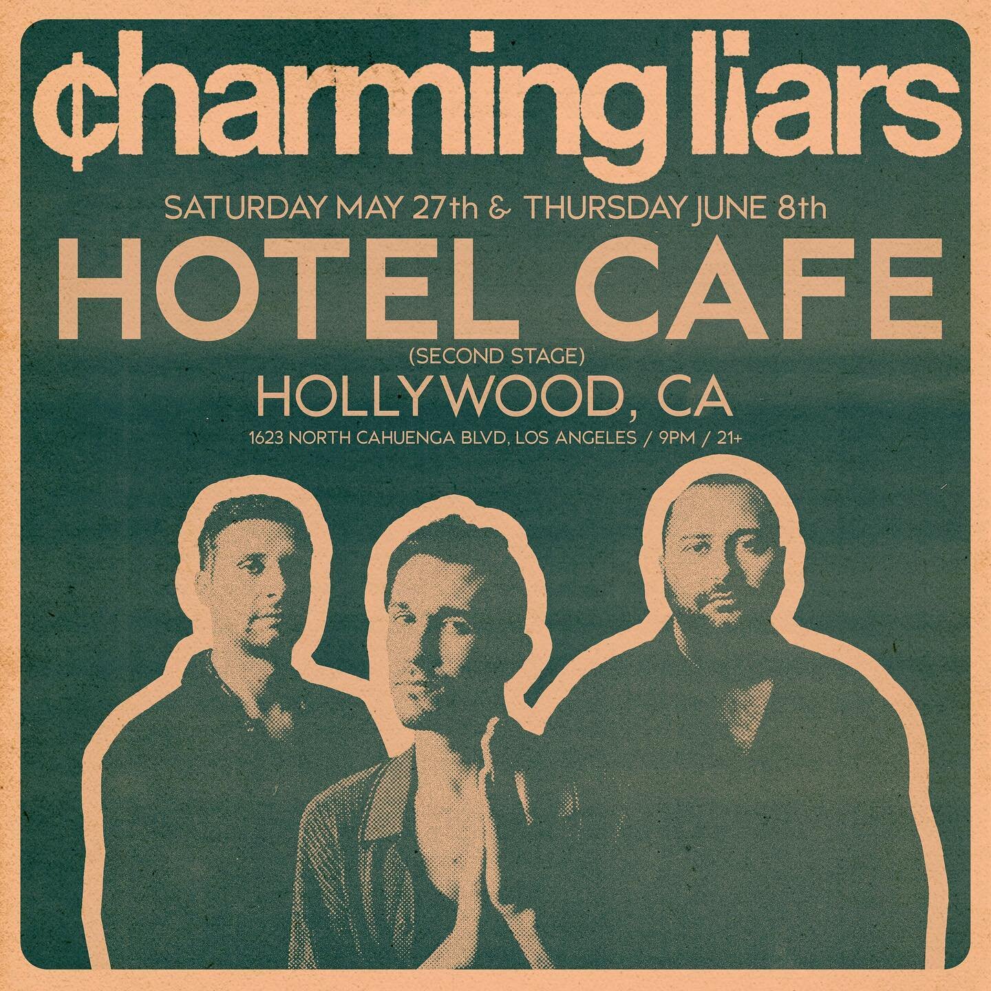 LA - we&rsquo;re very excited to announce that we&rsquo;re playing 2 special stripped down sets at the iconic @thehotelcafe on May 27th and June 8th. Haven&rsquo;t really done anything like this before!!! It&rsquo;s gonna be fun 🎉🎉 🇺🇸🇺🇸 ticket 