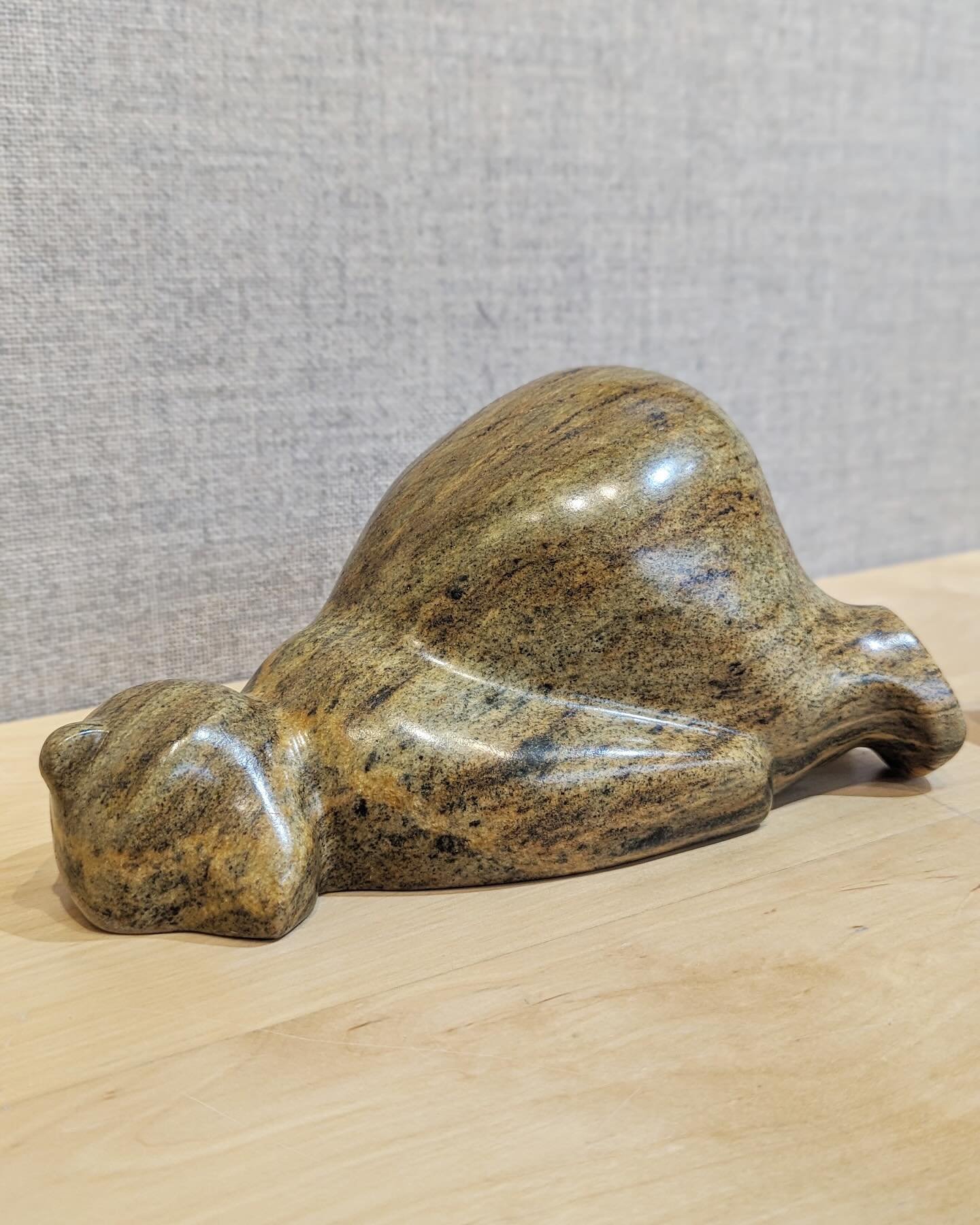 We can&rsquo;t get over how unbearlievably relatable this soapstone bear 🐻 carving from Lisa Douziech is. 😅 

Come see this plus the other sculptures in the Allied Arts Council of Spruce Grove&rsquo;s 2024 Juried Members Show 🖼️ on at the Spruce G