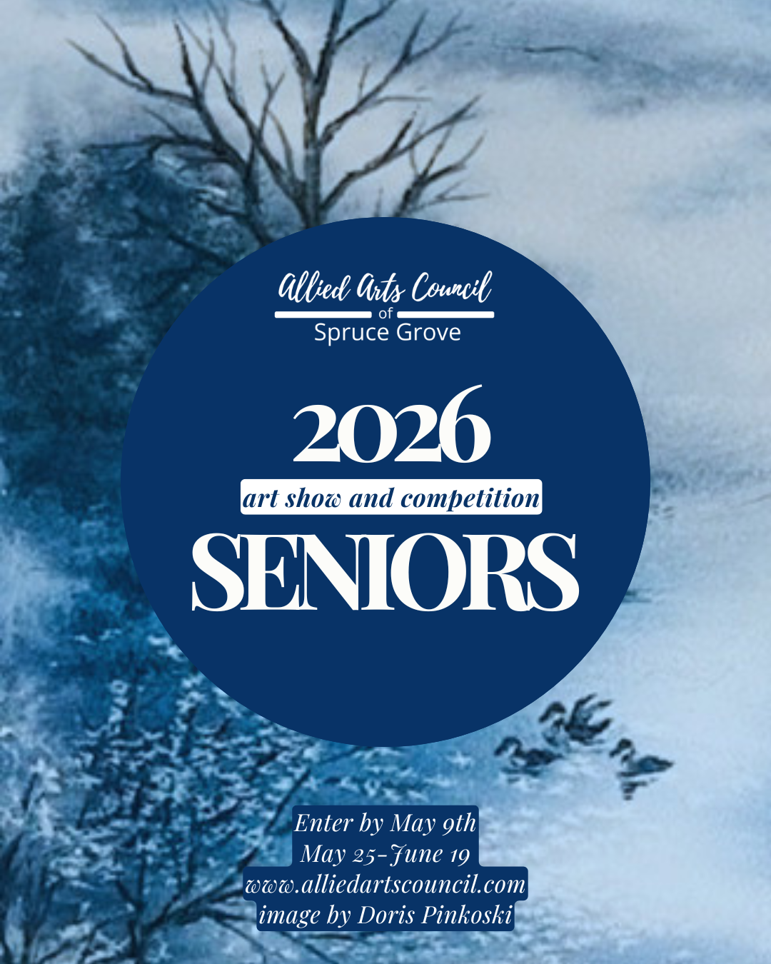 Open Seniors show submission Deadline May 9th 2026