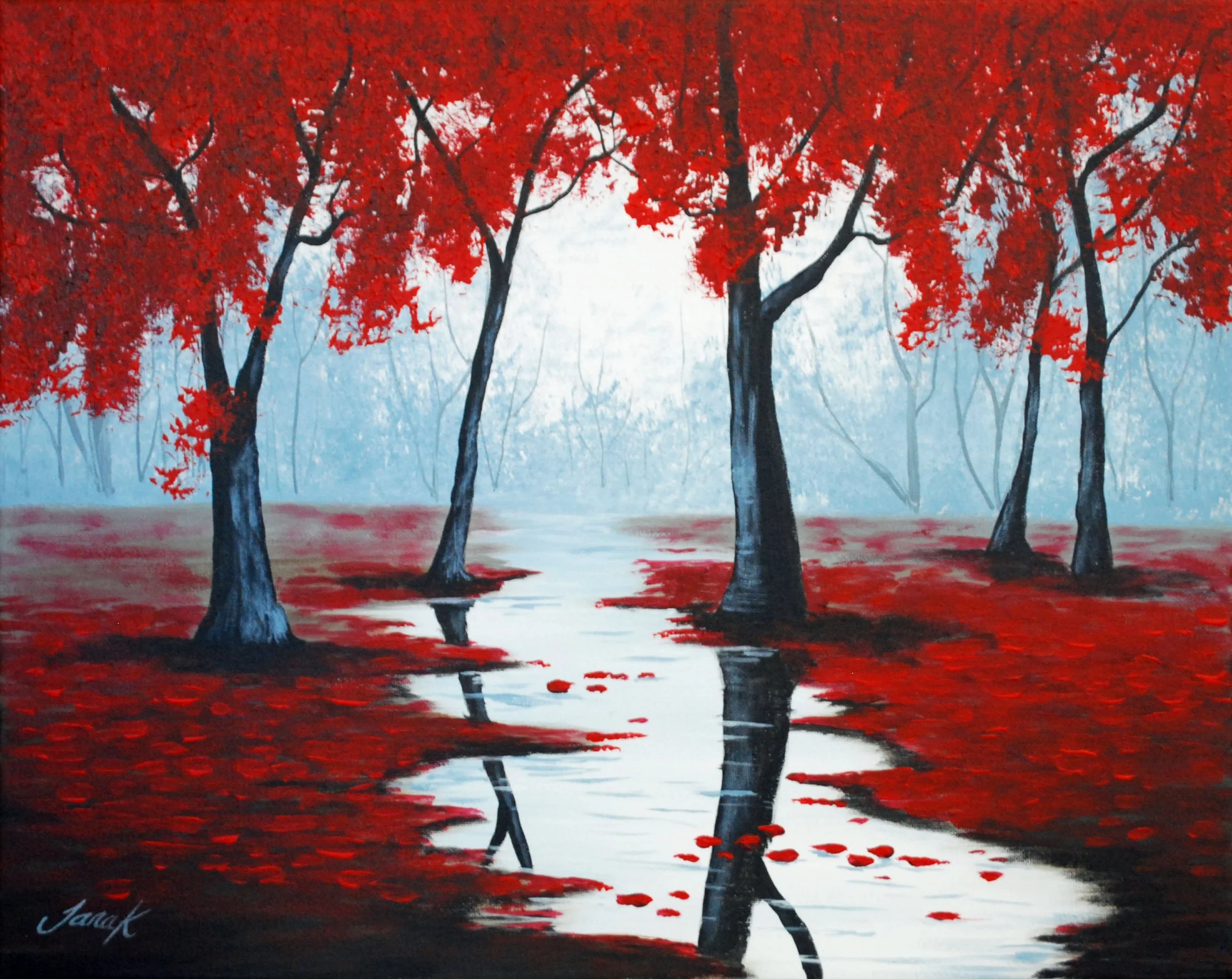 Tranquil Forest Paint Night with Tara K, Friday Feb 21, 6-9p