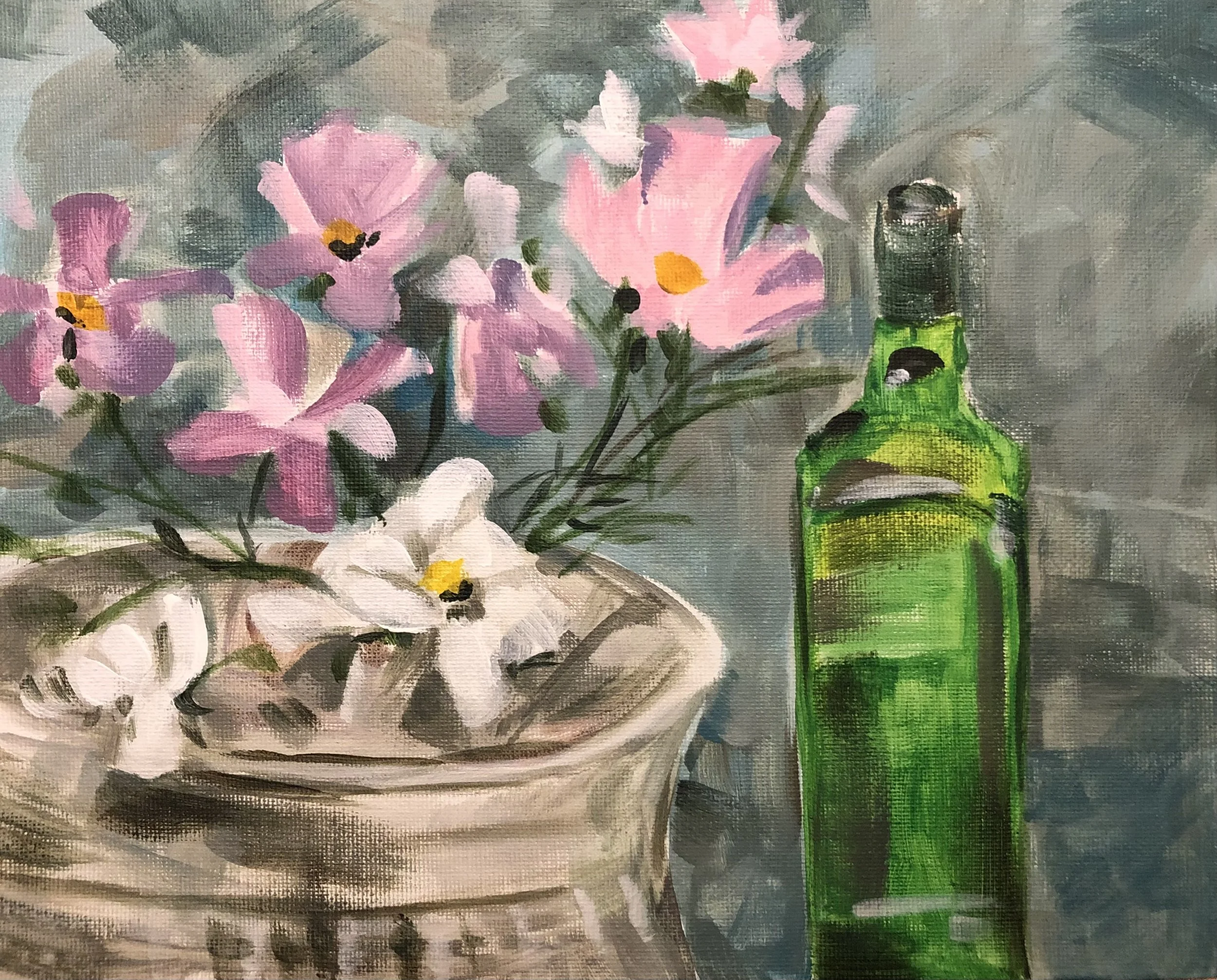 Workshop: How to Paint Flowers With Acrylic Paint with Deltra Powney, Monday Feb 23 6:30-9:00pm