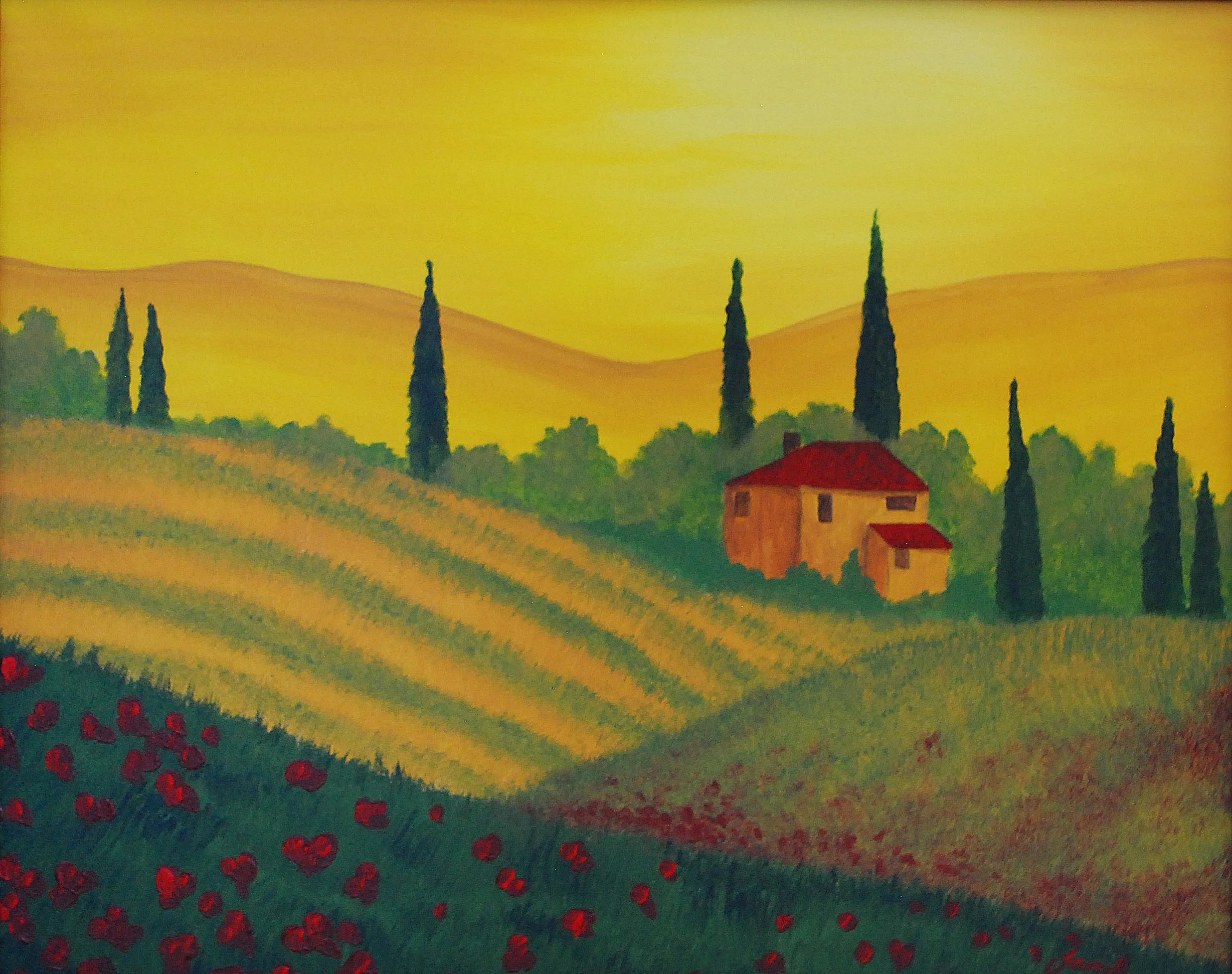 Tuscany Paint Night with Tara K, Friday Feb 7, 6-9p