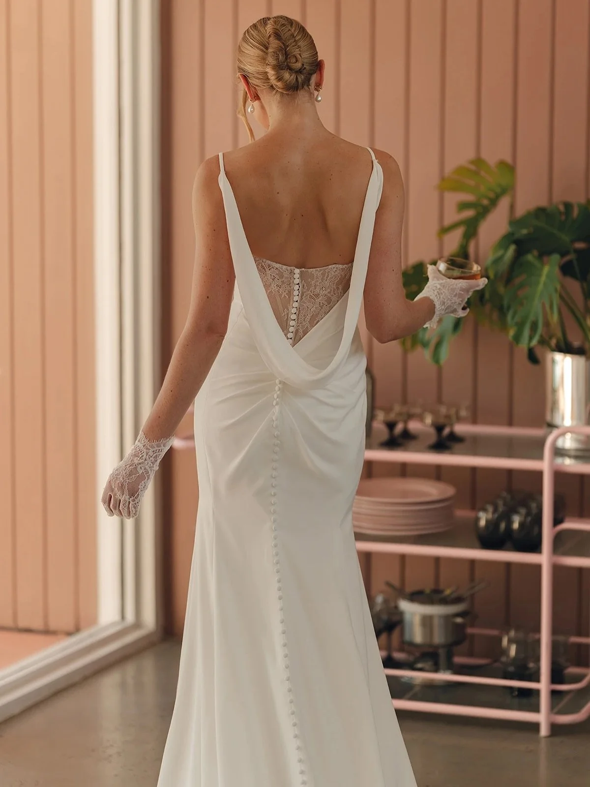 Classic elegance ✨

Style SY8224 from @missstellayork offers a sheath silhouette with dainty spaghetti straps, a Chantilly lace back, and a detachable cowl detail 🤍

#alaskabridalshop #alaskabride #weddinggowninspiration #stellayork