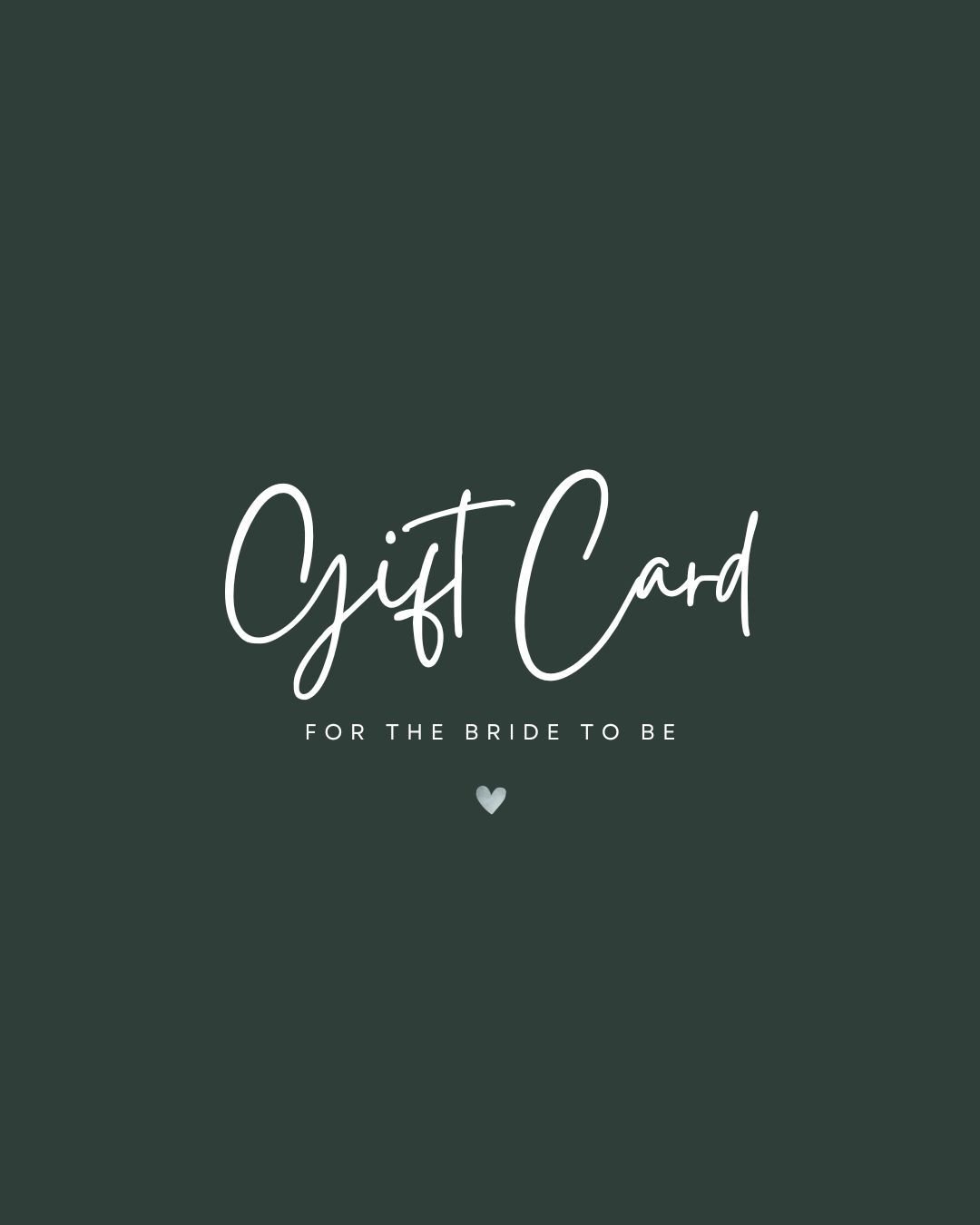 Not sure what to gift a bride-to-be? A gift card is always perfect! She can put it toward her gown, her accessories, or use it for gown preservation once the celebration is over.

Gift cards are available for purchase on our website! 

#alaskabridals