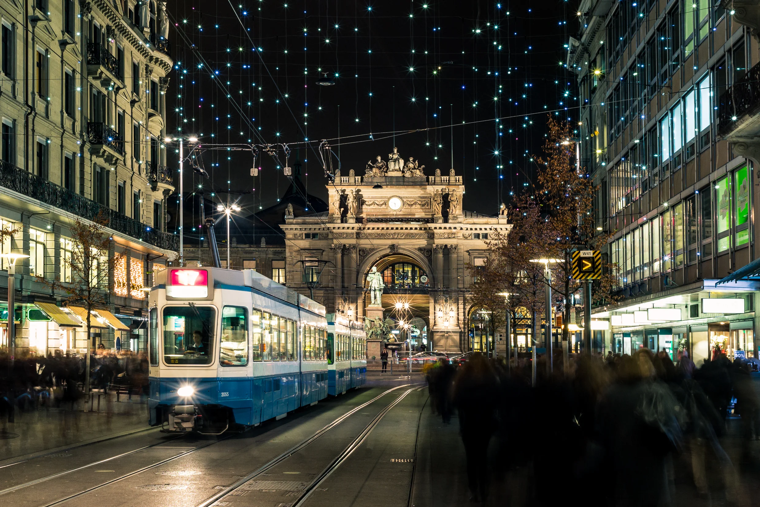 Tramways are the best option to get around Zurich city
