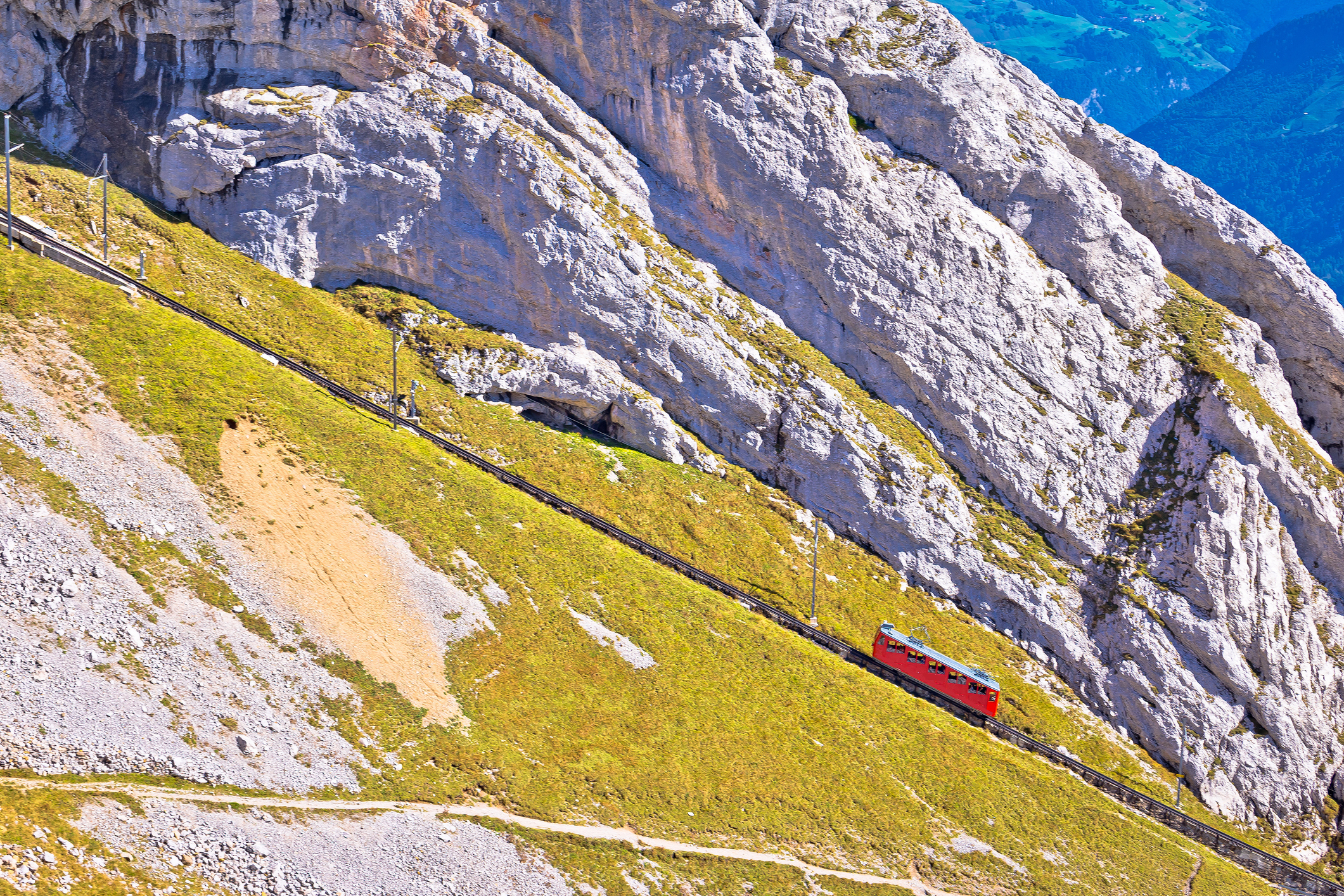 World’s steepest cogwheel railway 