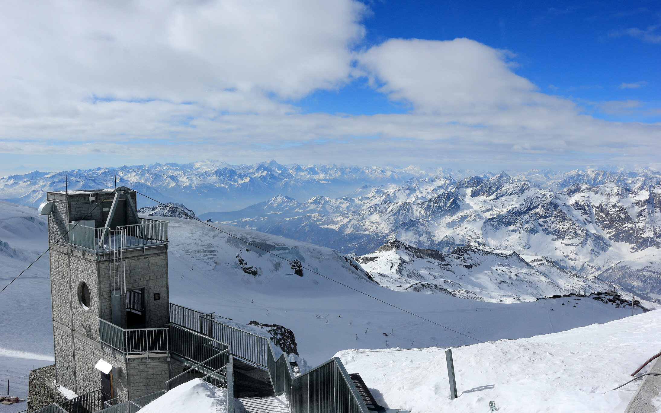 View from the Klein Matterhorn