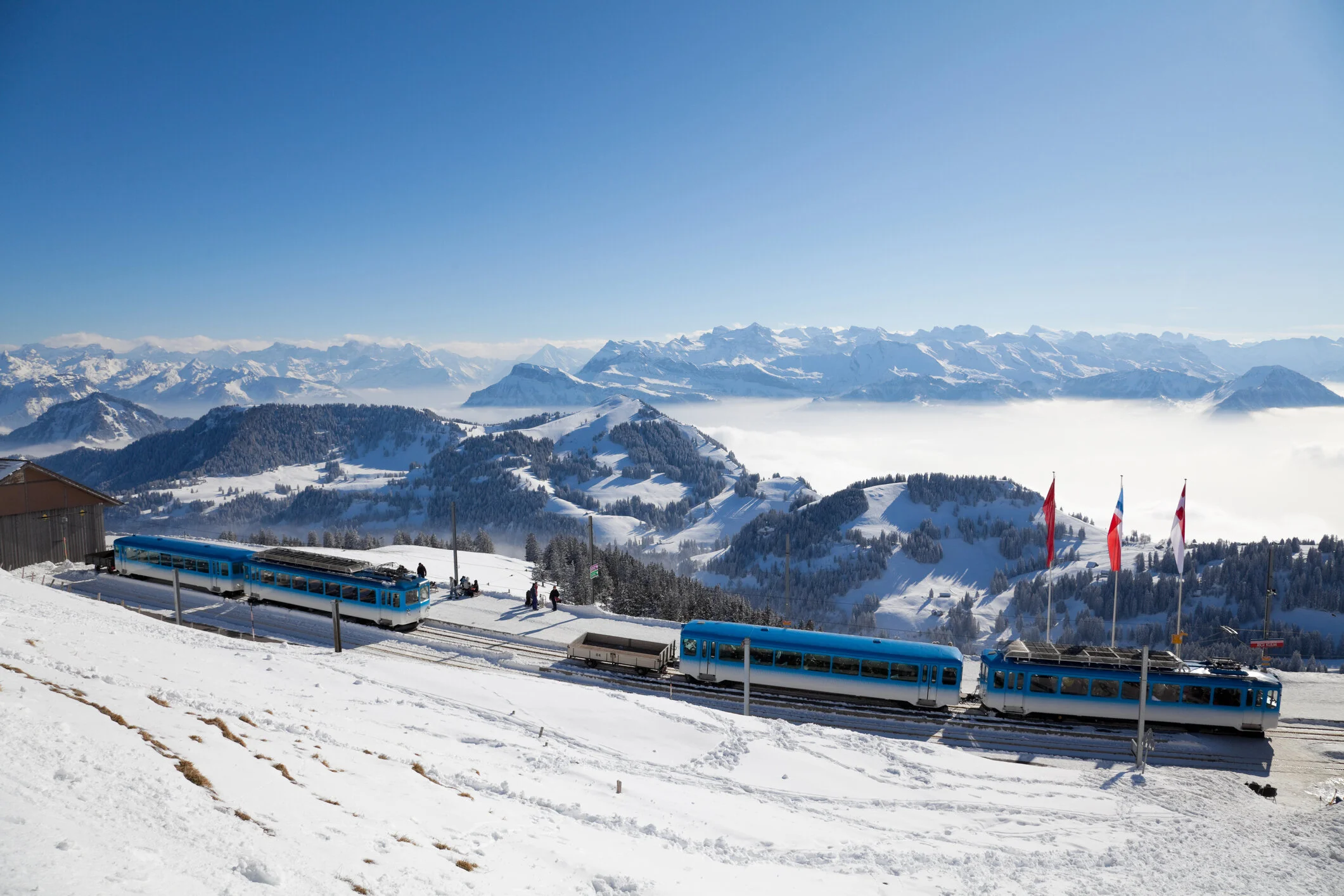 Mount Rigi in winter