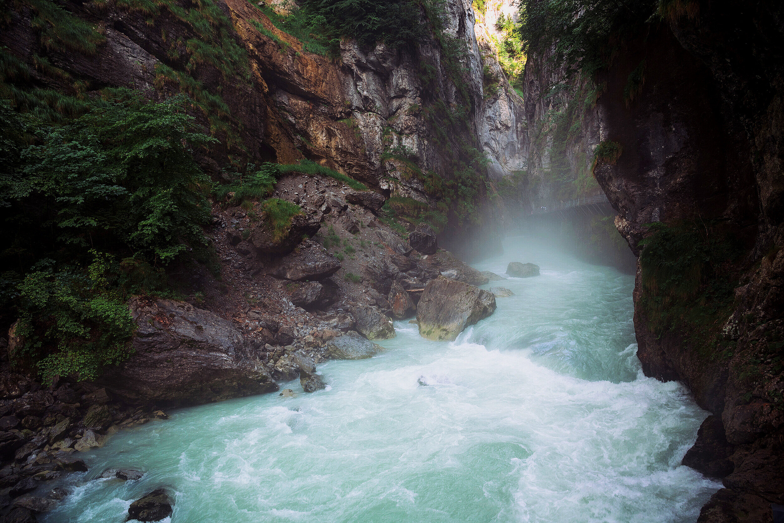 Inside the Aare Gorge