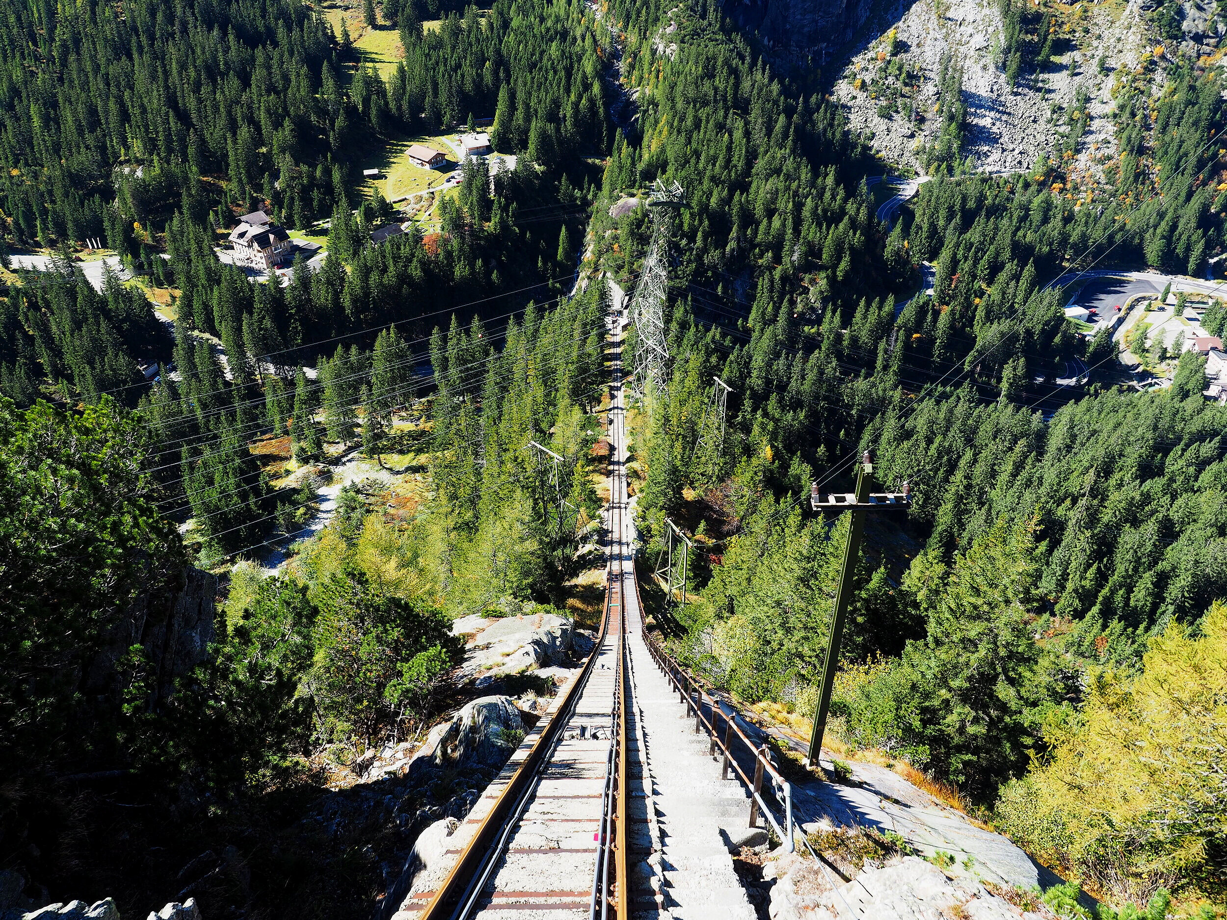 Steepest open funicular in Europe