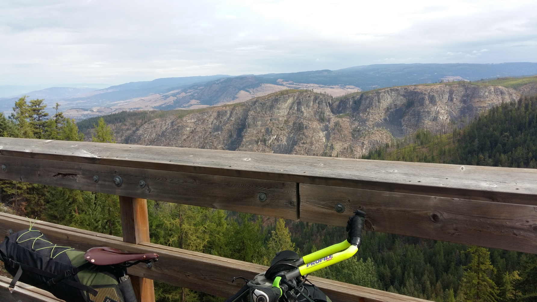  View from trestle in Myra Canyon 