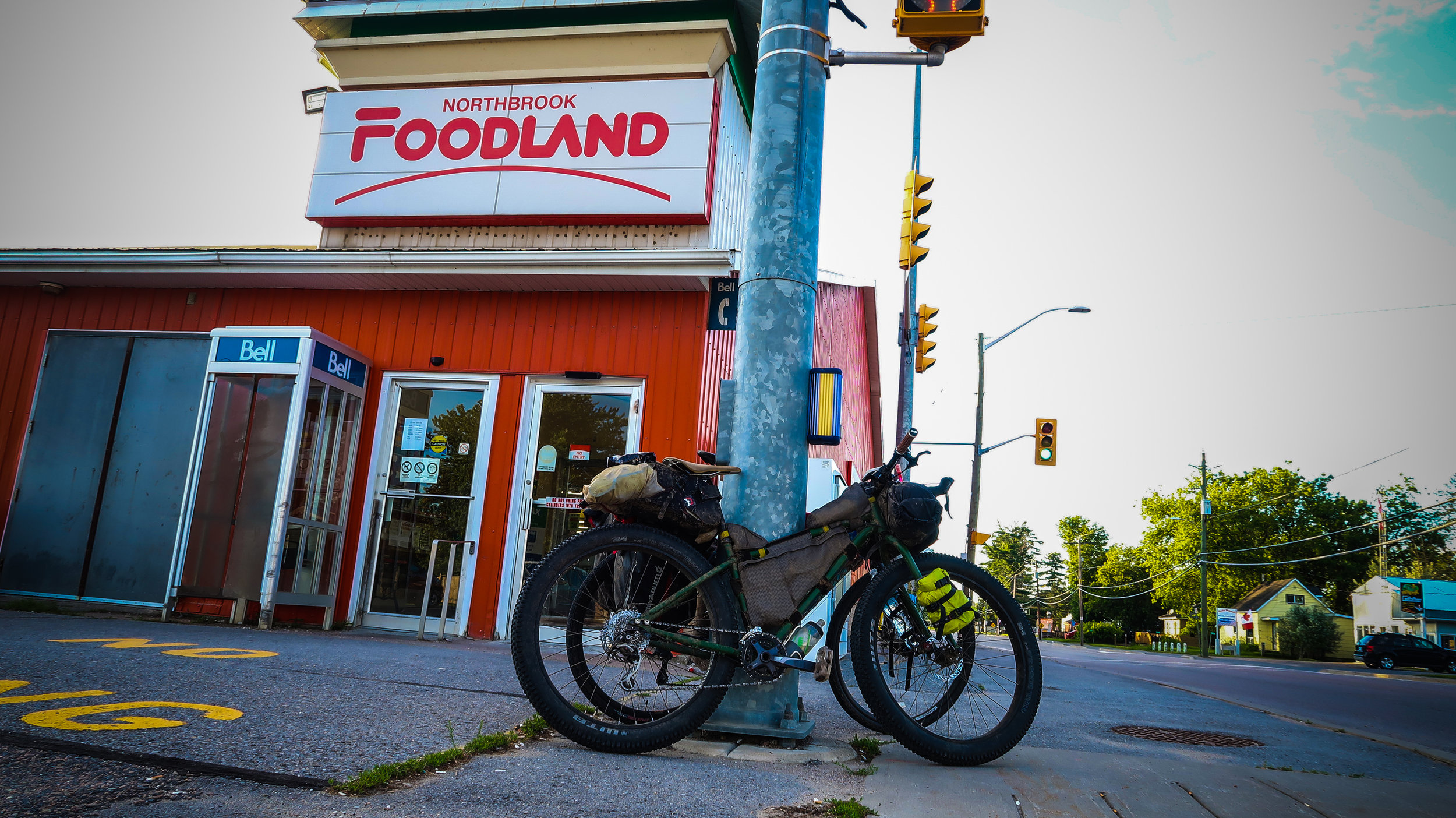  The 24 hour Foodland in Northbrook is an unexpected treat - and one of the only resupply possibilities along the route. 