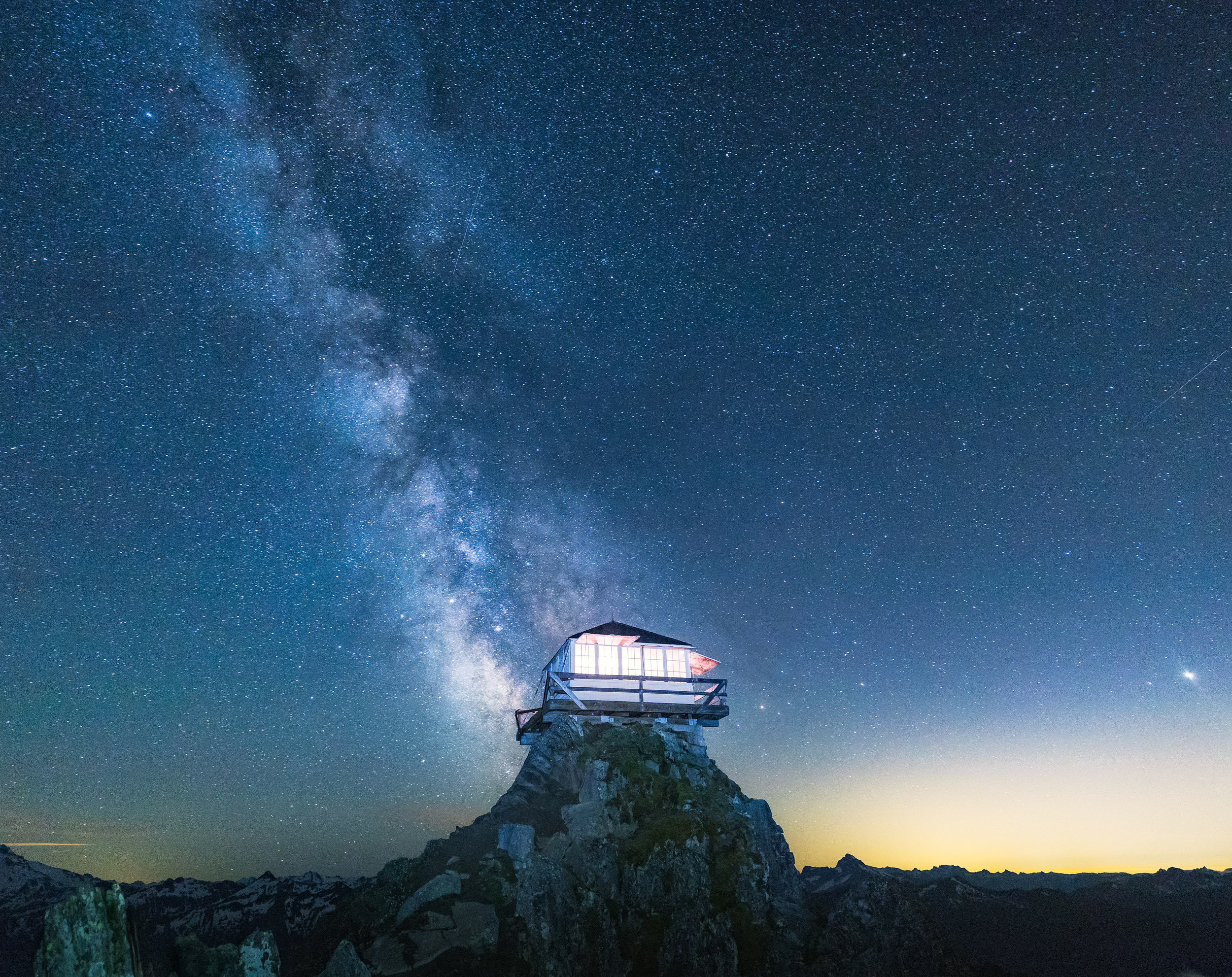 Green Mountain Lookout in Washington with the Milky Way by Michael Matti.jpg