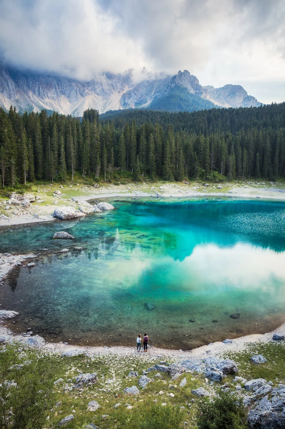 Lago di Carezza in Italy with Andrea and Jess by Michael Matti.jpg