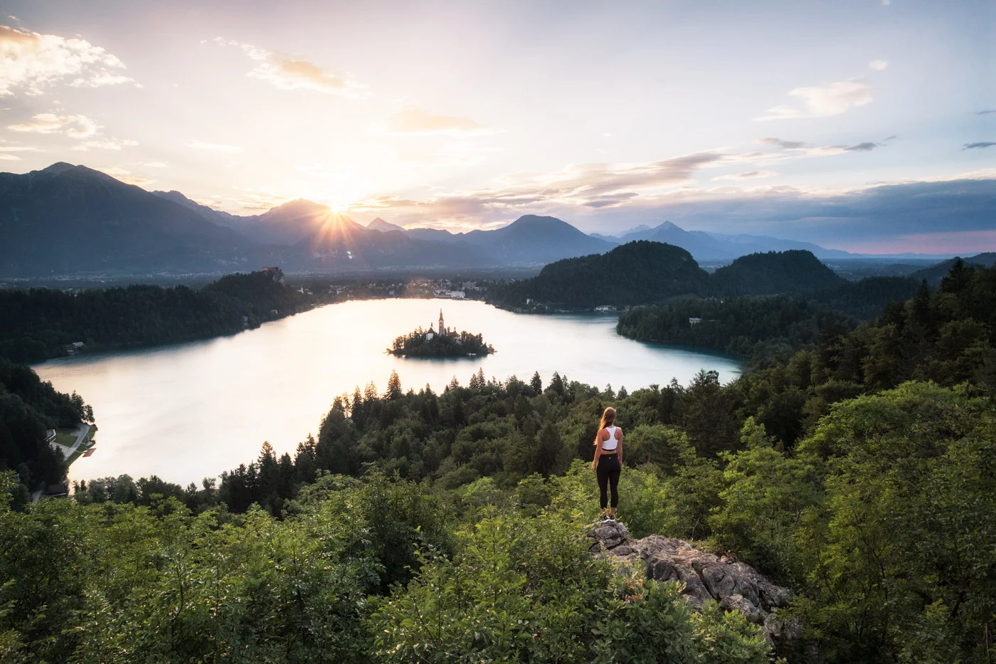 Lake Bled Slovenia Sunrise with Andrea 2 by Michael Matti.jpg