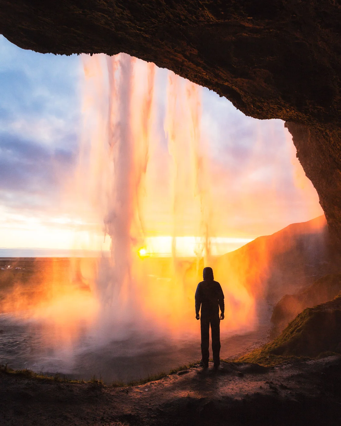 selandjafoss in iceland at sunset with caleb by michaelmatti.jpg