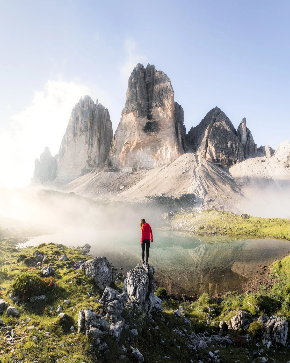 Tre Cime di Lavaredo - Dolomites Italy with Andrea 3 by Michael Matti.jpg
