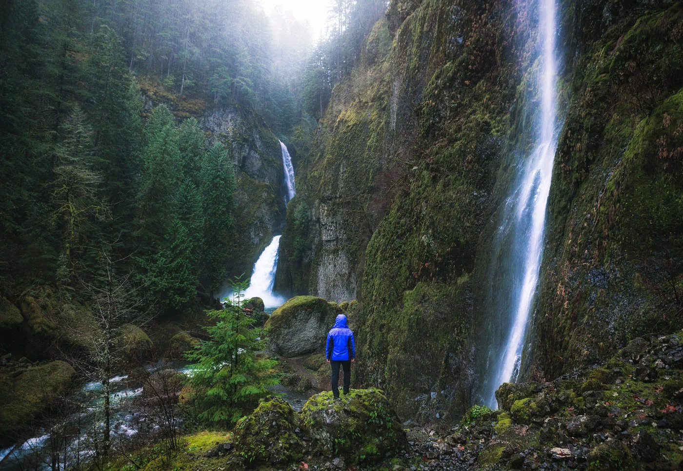 Wahclella Falls in the Columbia River Gorge with Gianna by Michael Matti.jpg
