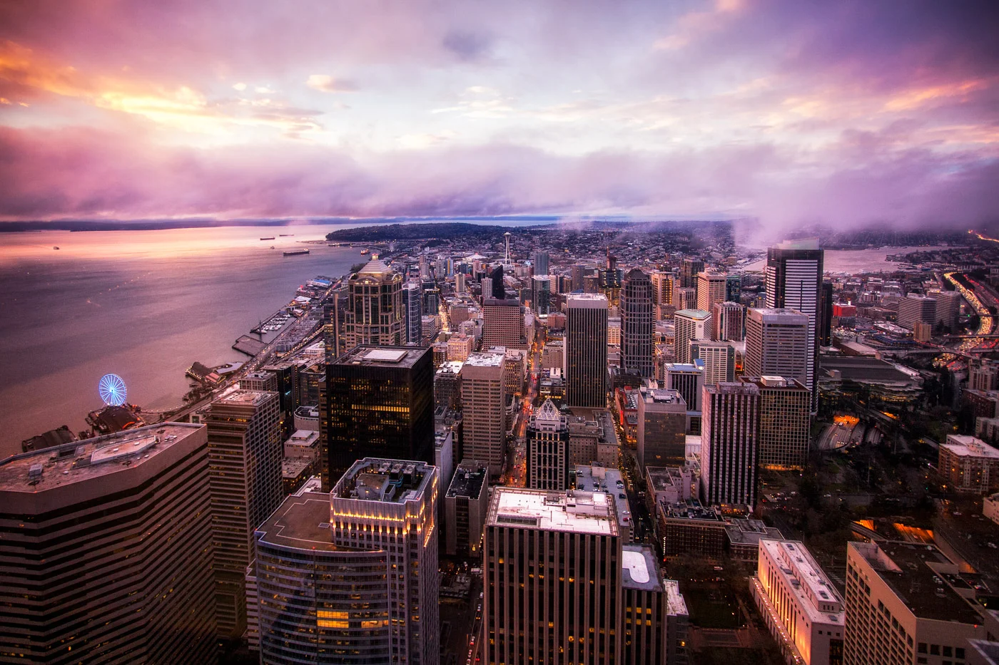 Columbia Tower Sunset in Seattle by Michael Matti.jpg