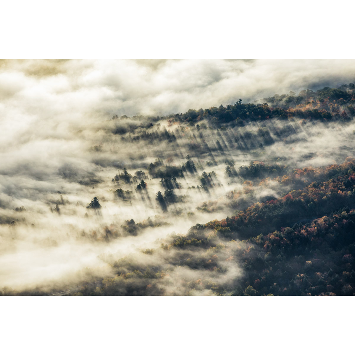 Fog from a Helicopter in the White Mountains of New Hampshire 2 by Michael Matti.jpg