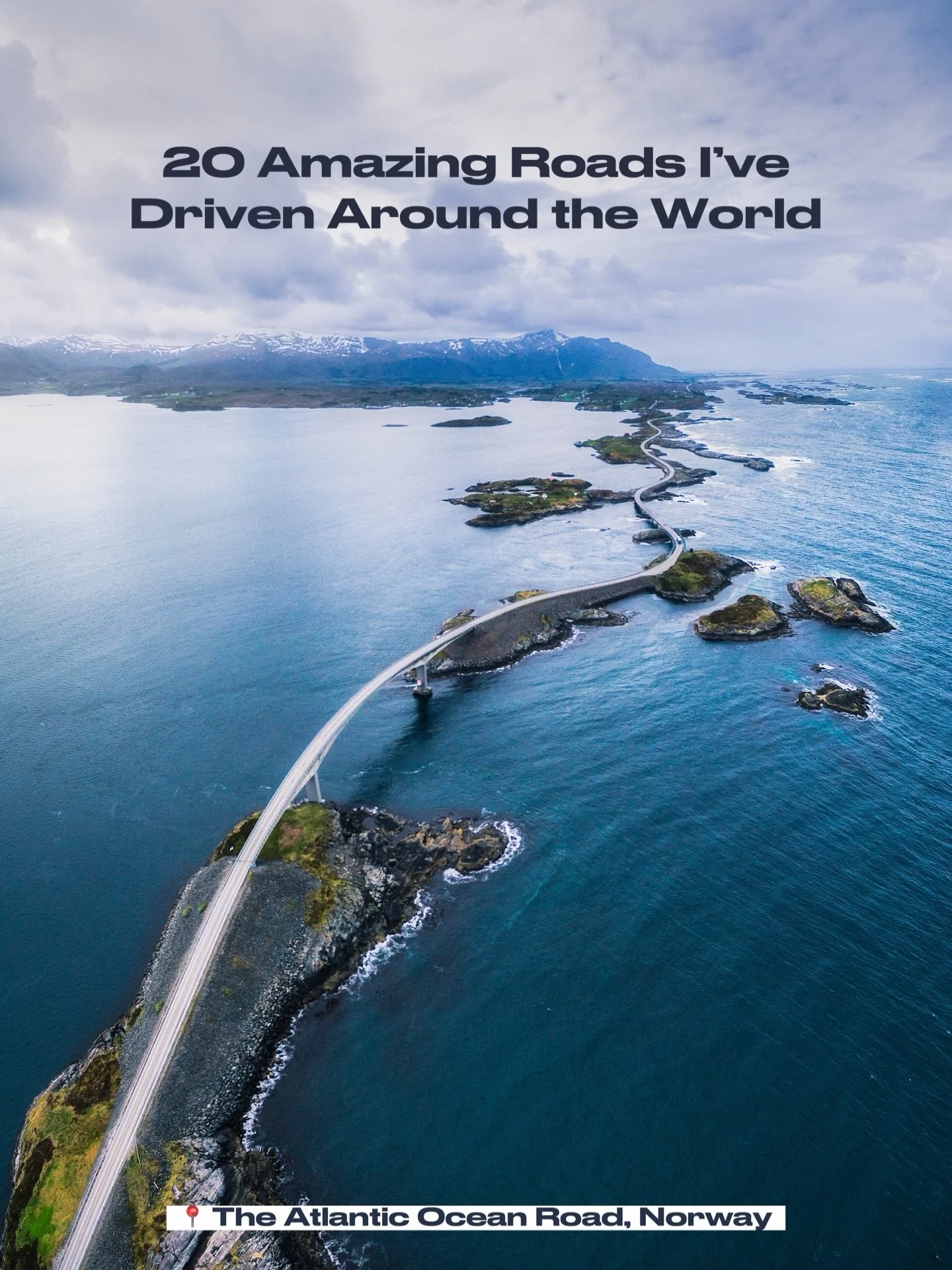 Take this as your sign to take that roadtrip! 🙌🚗

A good roadtrip is one of my favorite things and often means driving some extremely unique roads. These are 20 of my favorite roads I&rsquo;ve been on in my travels around the world. 

What&rsquo;s 