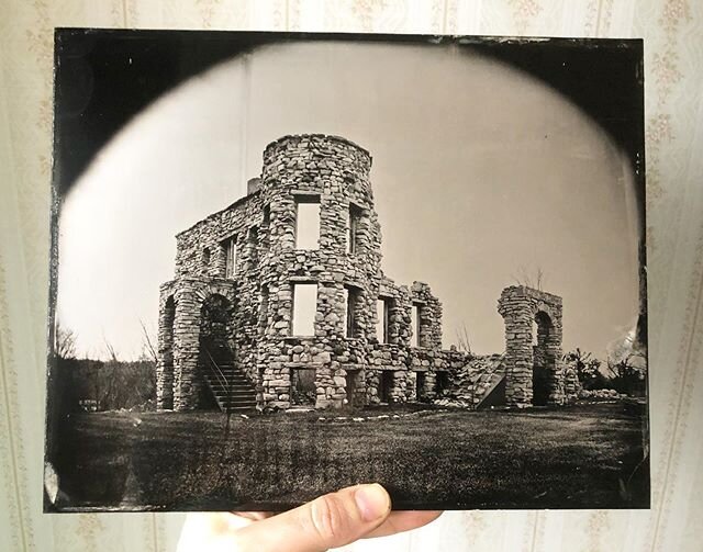 I stumbled upon this giant beauty last year while taking the back roads to Door County, WI and have always wanted to go back and take her tintype. The Maribel Springs Hotel was a built by an Austrian Immigrant in 1900 near limestone caverns and a nat