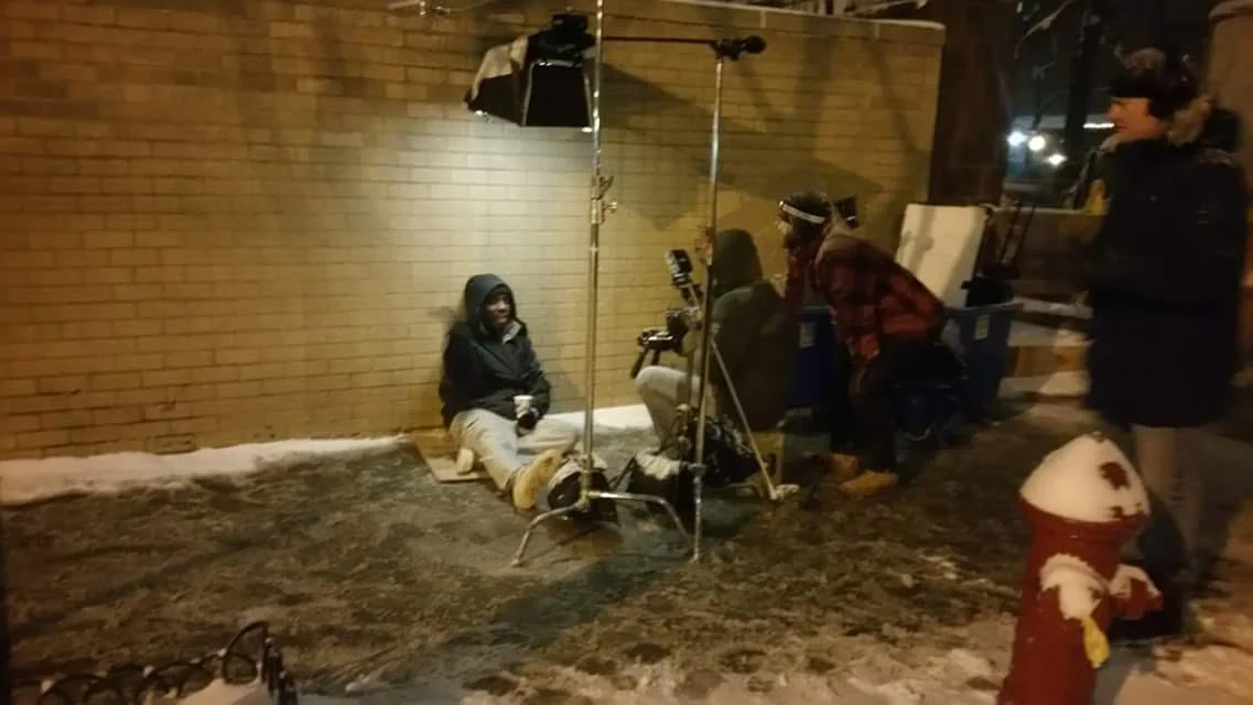 Behind the scenes on the set of Thurman Comes Home