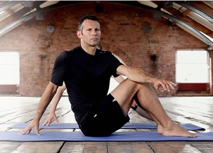  RYAN GIGGS YOGA-ING THE STRESS AWAY
