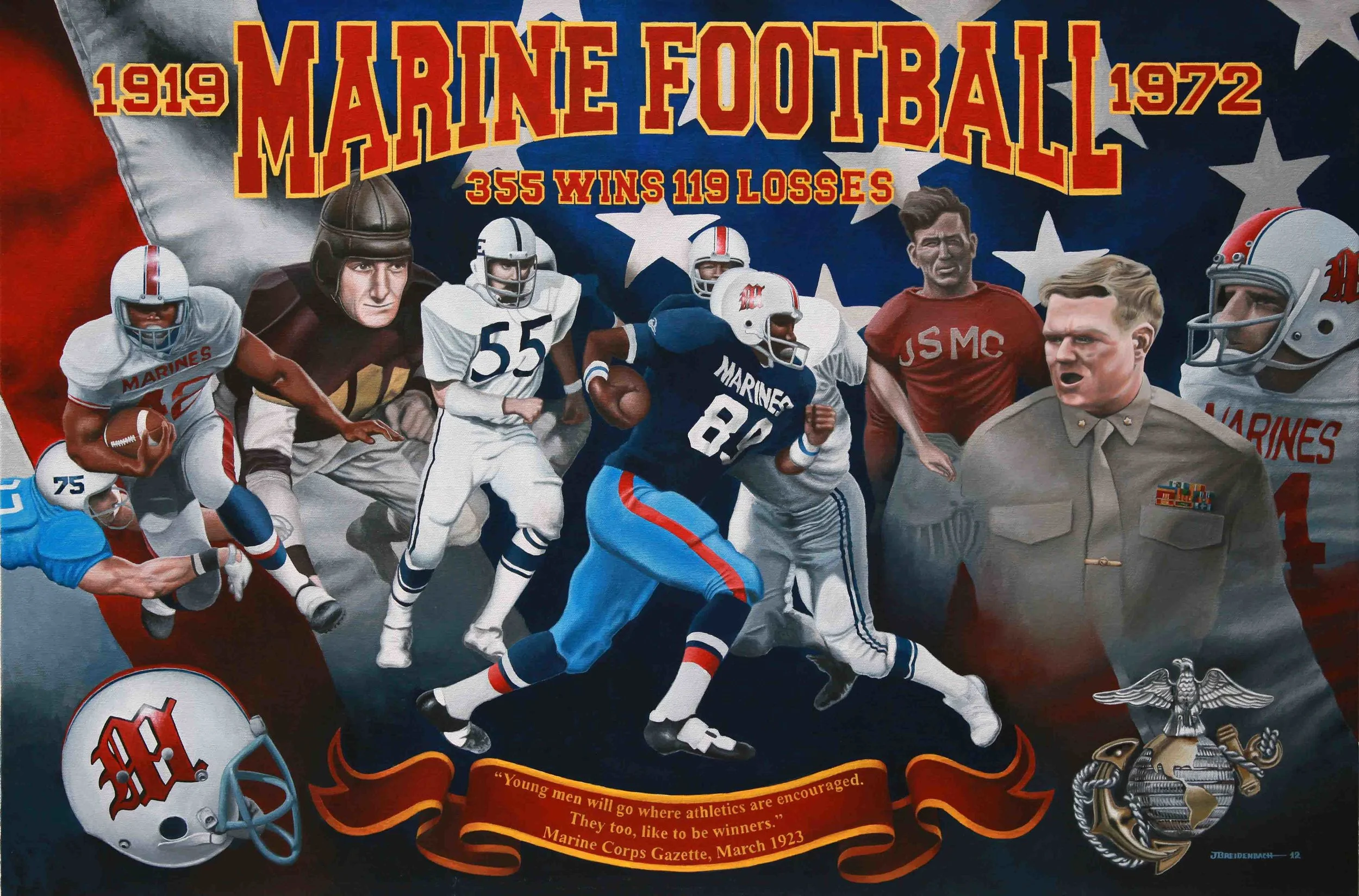 Marine Football, Last Coach 1972
