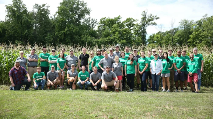 The FarmLogs team back in 2016 at our CEO's family farm.
