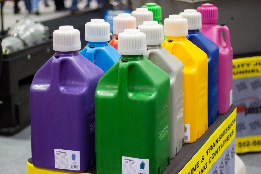 Some flamboyant race jugs caught my eye. 5.5GAL capacity.