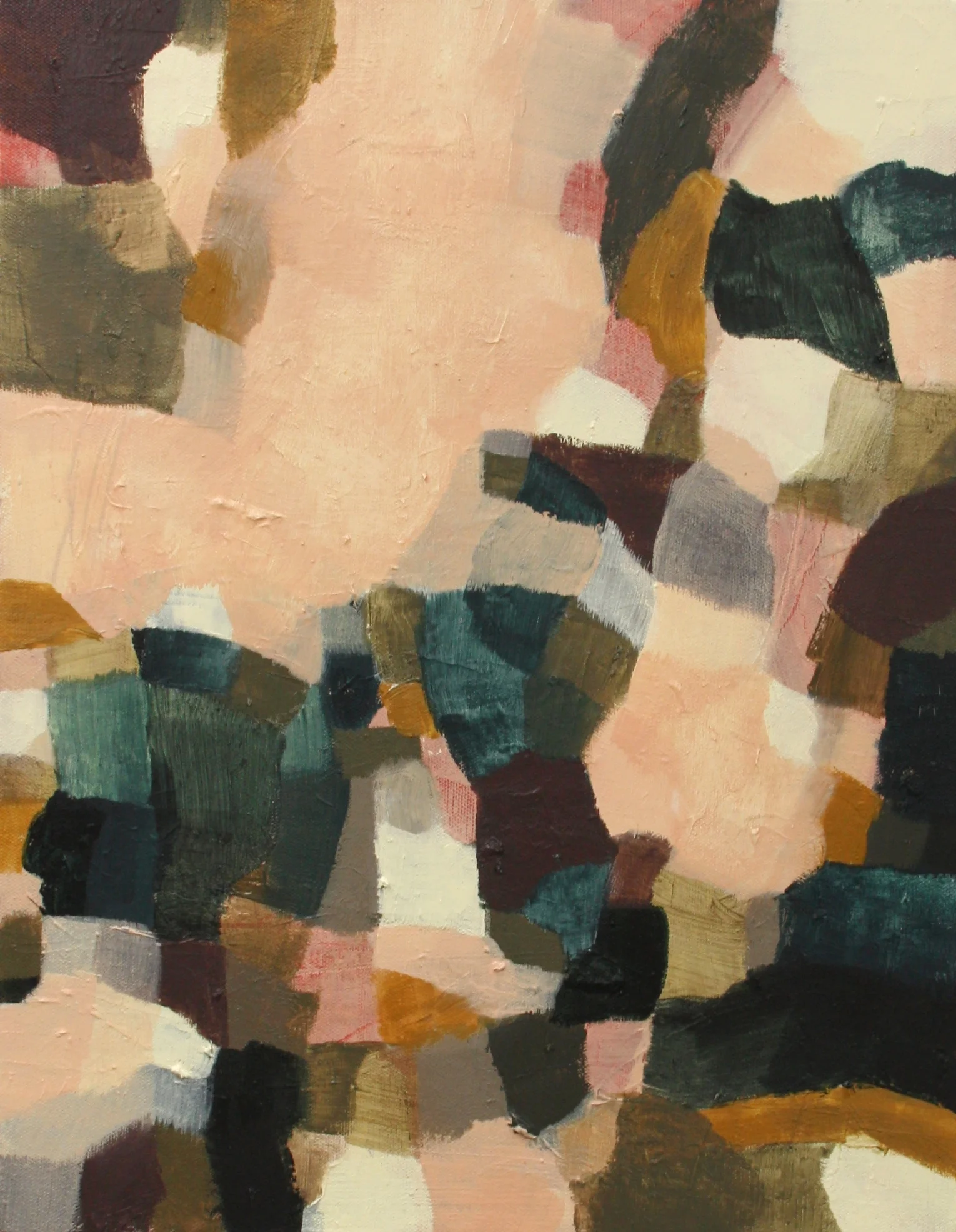 Fragmented #1 2015 Oil on Canvas, 45 x 35cm