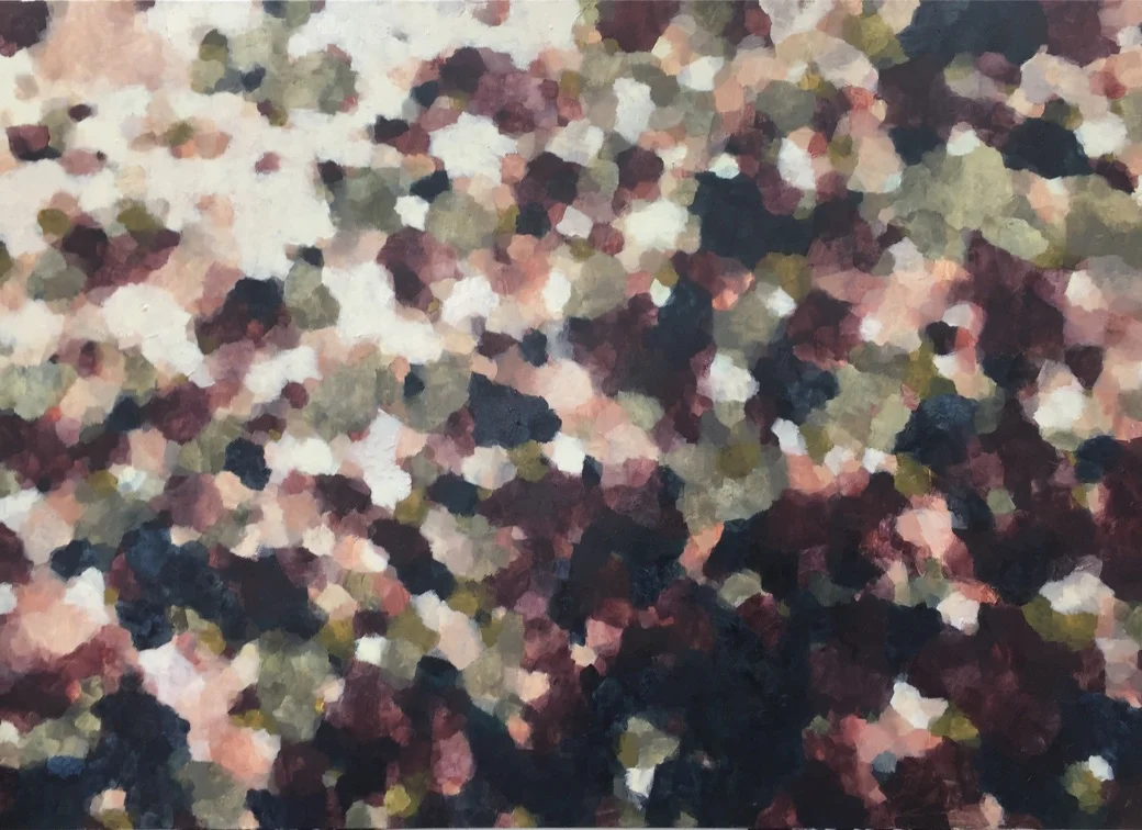 Commissioned Painting Daydream Silk — Light & Shade Collaboration with Juliette Hogan ’Distill’ Spring/Summer 2018