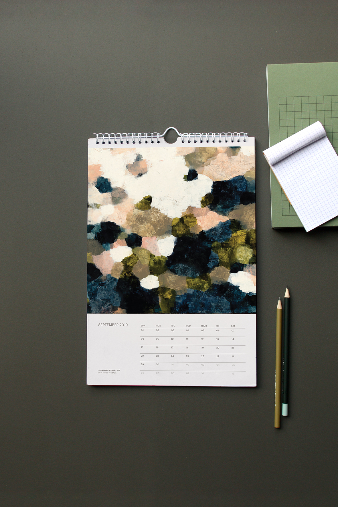    Seasonal Shift       2019 Wall Calendar — Artwork by Hannah Fox Design: Madeline Critchley  