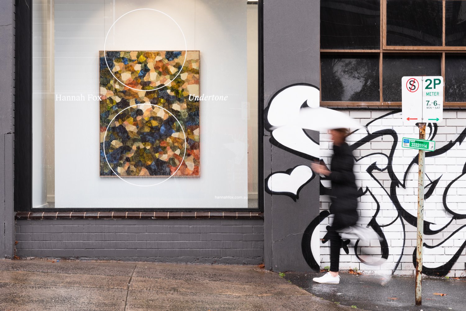    Undertone   2022   Solo Exhibition Exterior View Collingwood, Melbourne Photo — Chris Bowes 