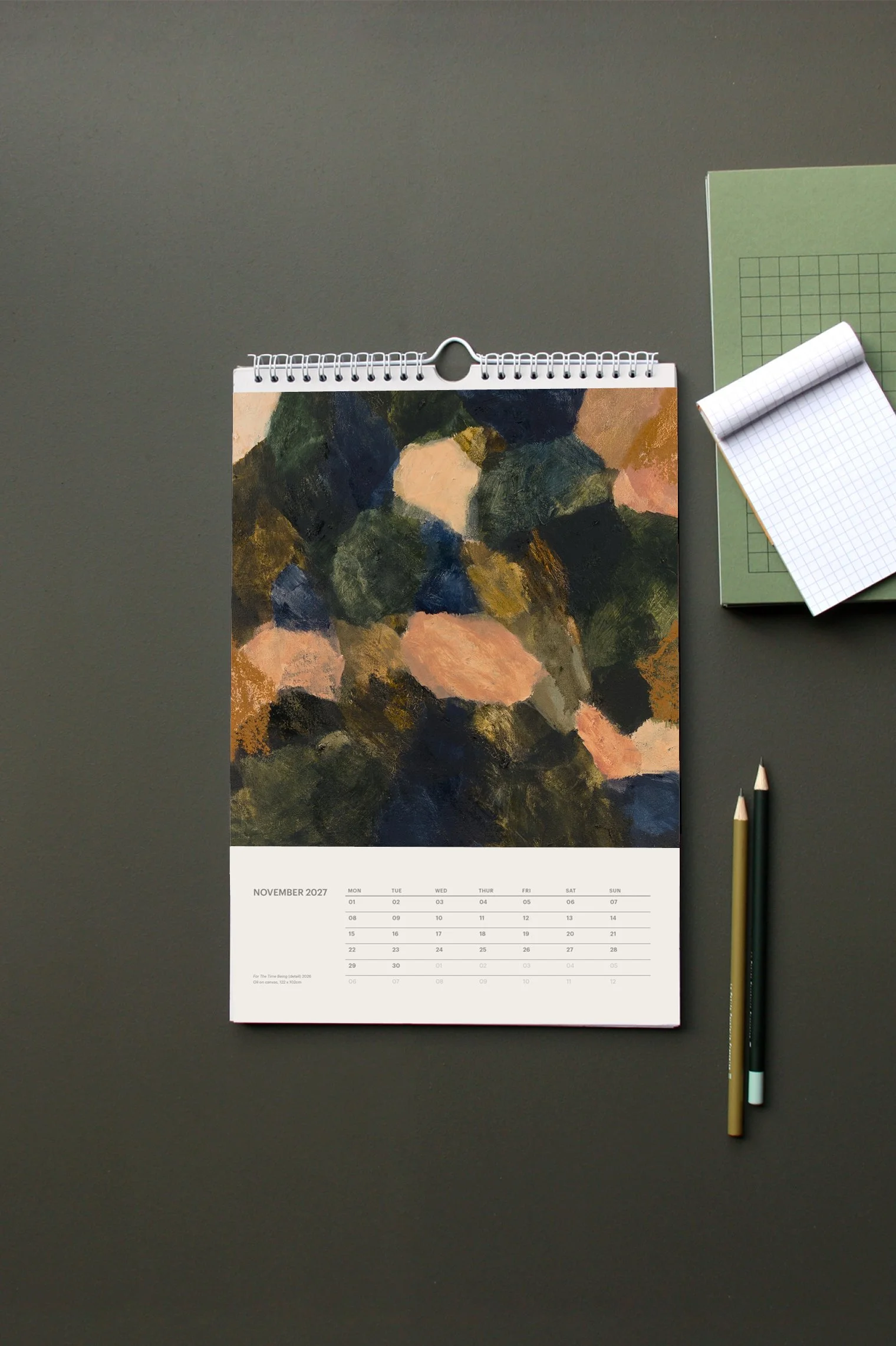     Shifting Ground           2027 Wall Calendar — Artwork by Hannah Fox  Available online  