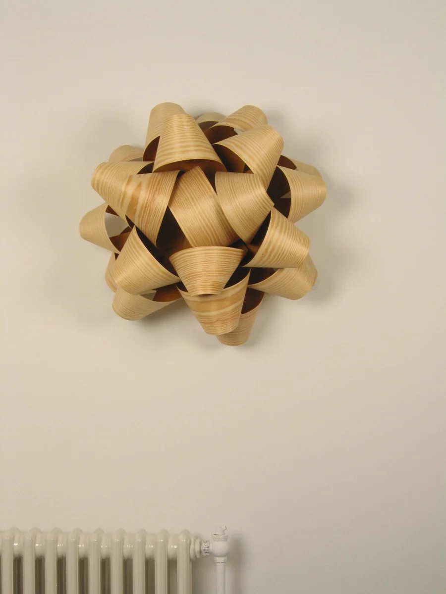 Wood Bow, 2004.  yellow pine, 36" diameter