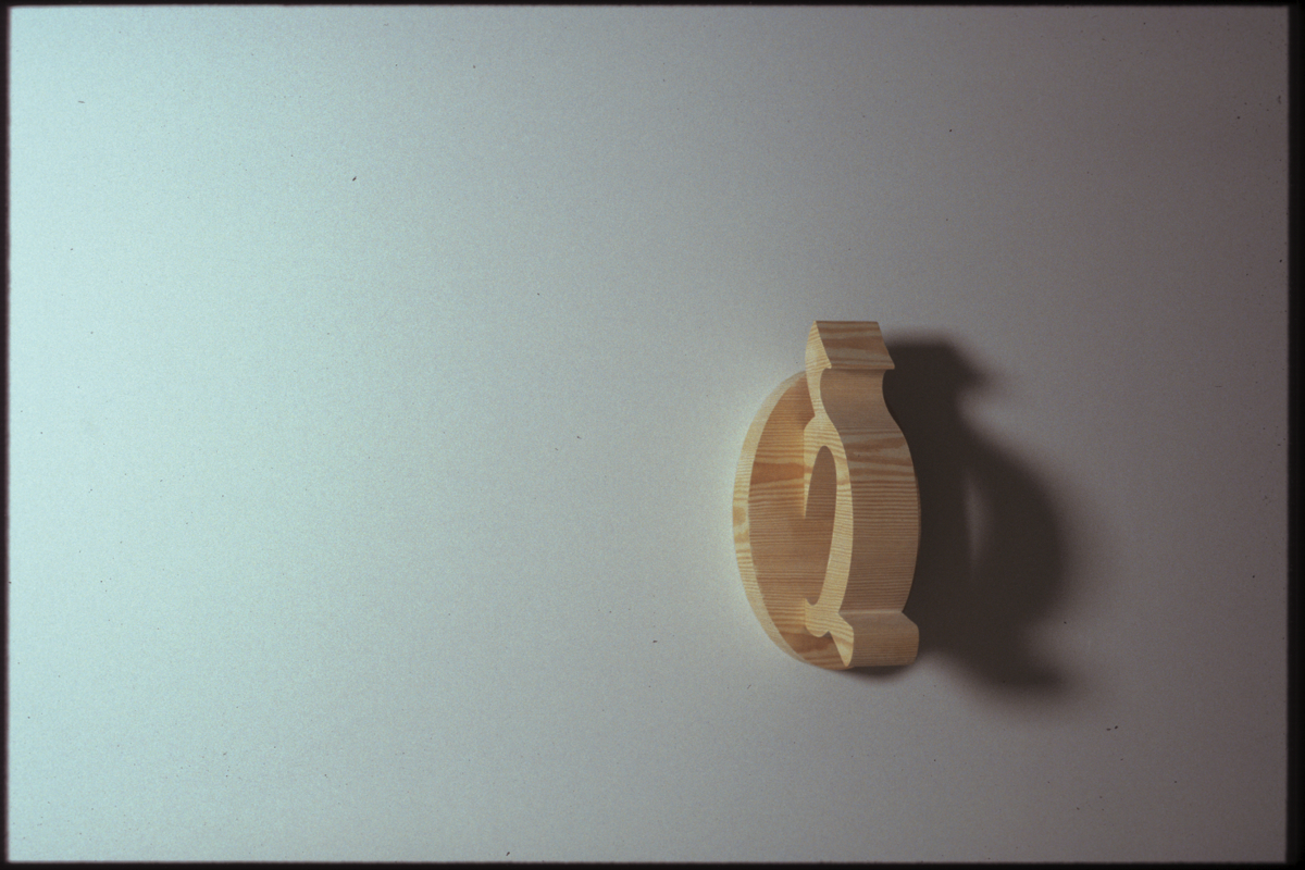 Veneered Half-Q. wood, veneer, 44"x 6"x 28"