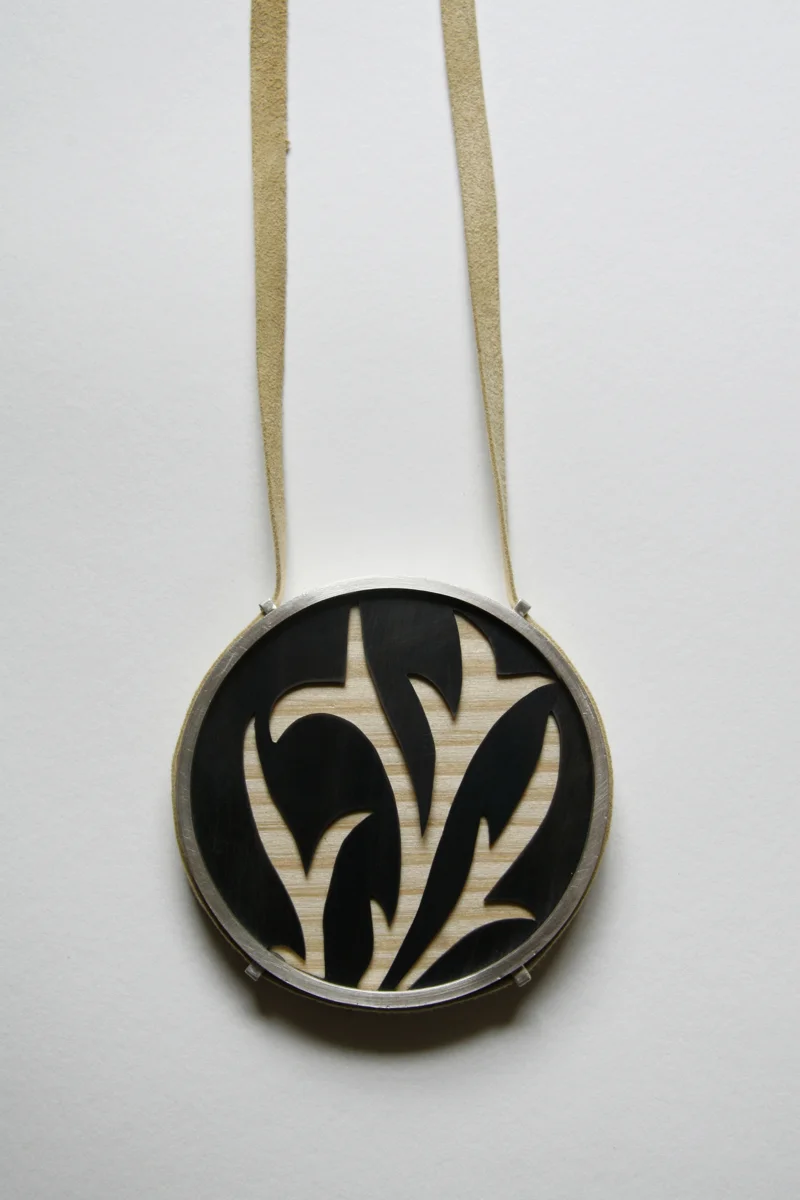 Medallion 16, necklace. backside