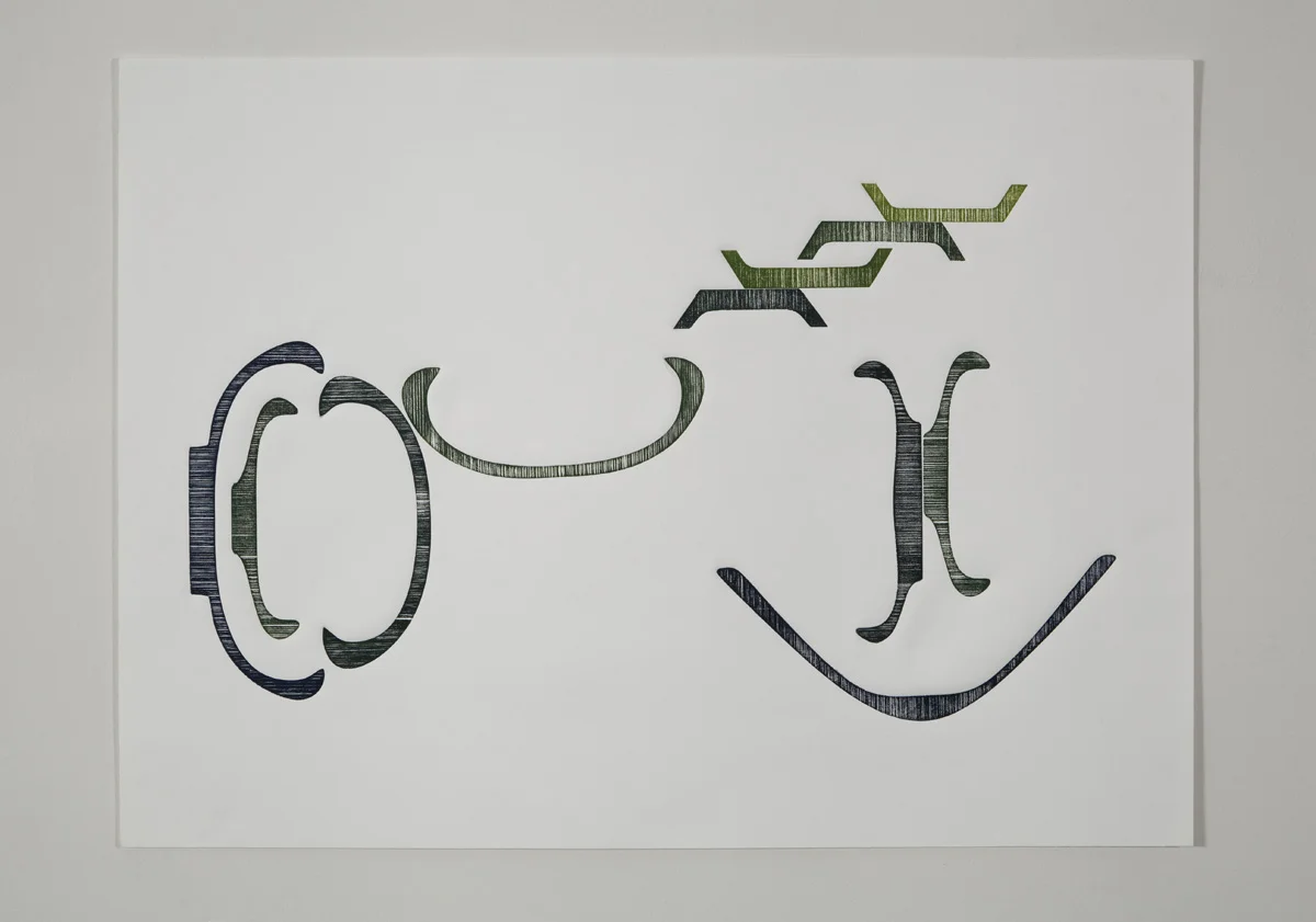 Trying to be Type, 22 x 30