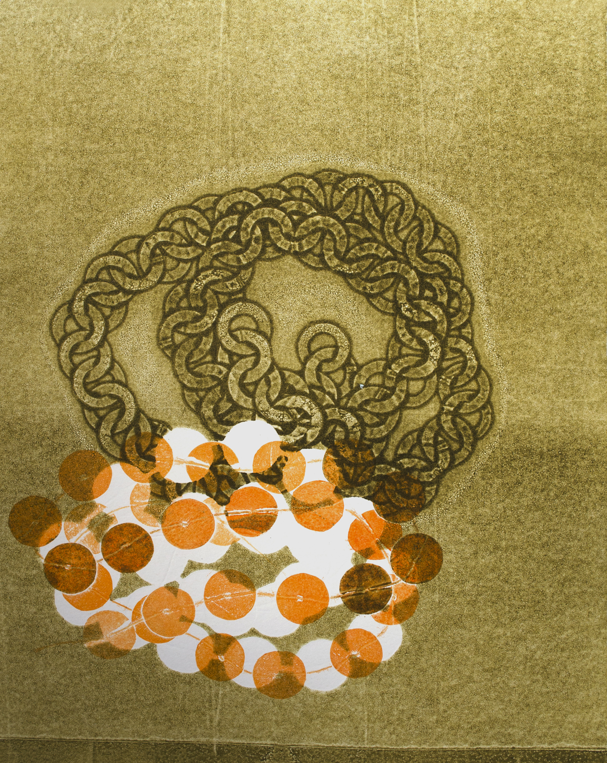 two coils (green orange), 16 x 20