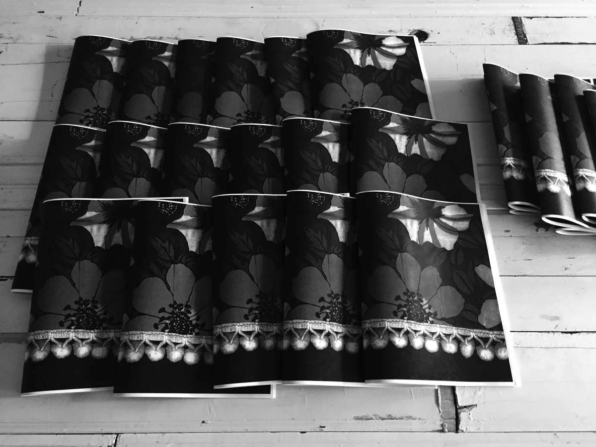 Miss EtCetera and So On. 'zines on a table 