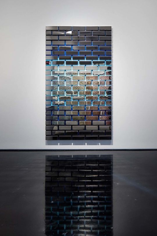 DAN MOYNIHAN Bricks and Mortar 5 (blue) (2016)