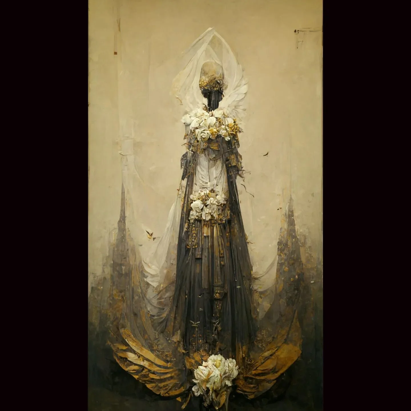 C A T H E D R A L / 2

#midjourney #ai #aiart #cathedral #fantasy #ancients #knowledge #pharoahs #dark #darkart #imagine #silence #mood #nature #ghostinthemachine #samara #thirtyscale #conceptart #dead #gold #mood #f4f #strange #stainedglass #decay #