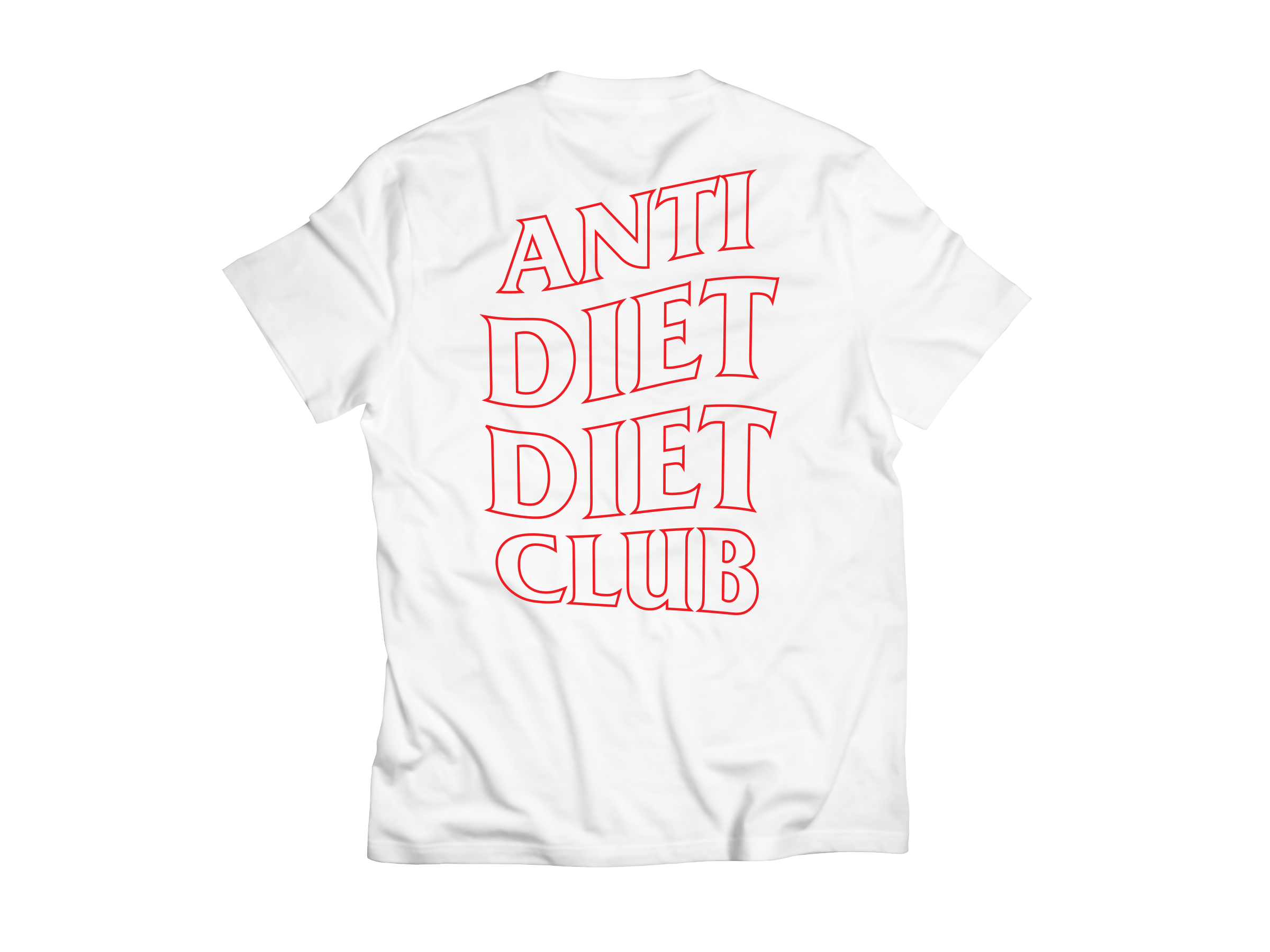 Anti Diet Diet Club Chinatown Trap Shirt Back