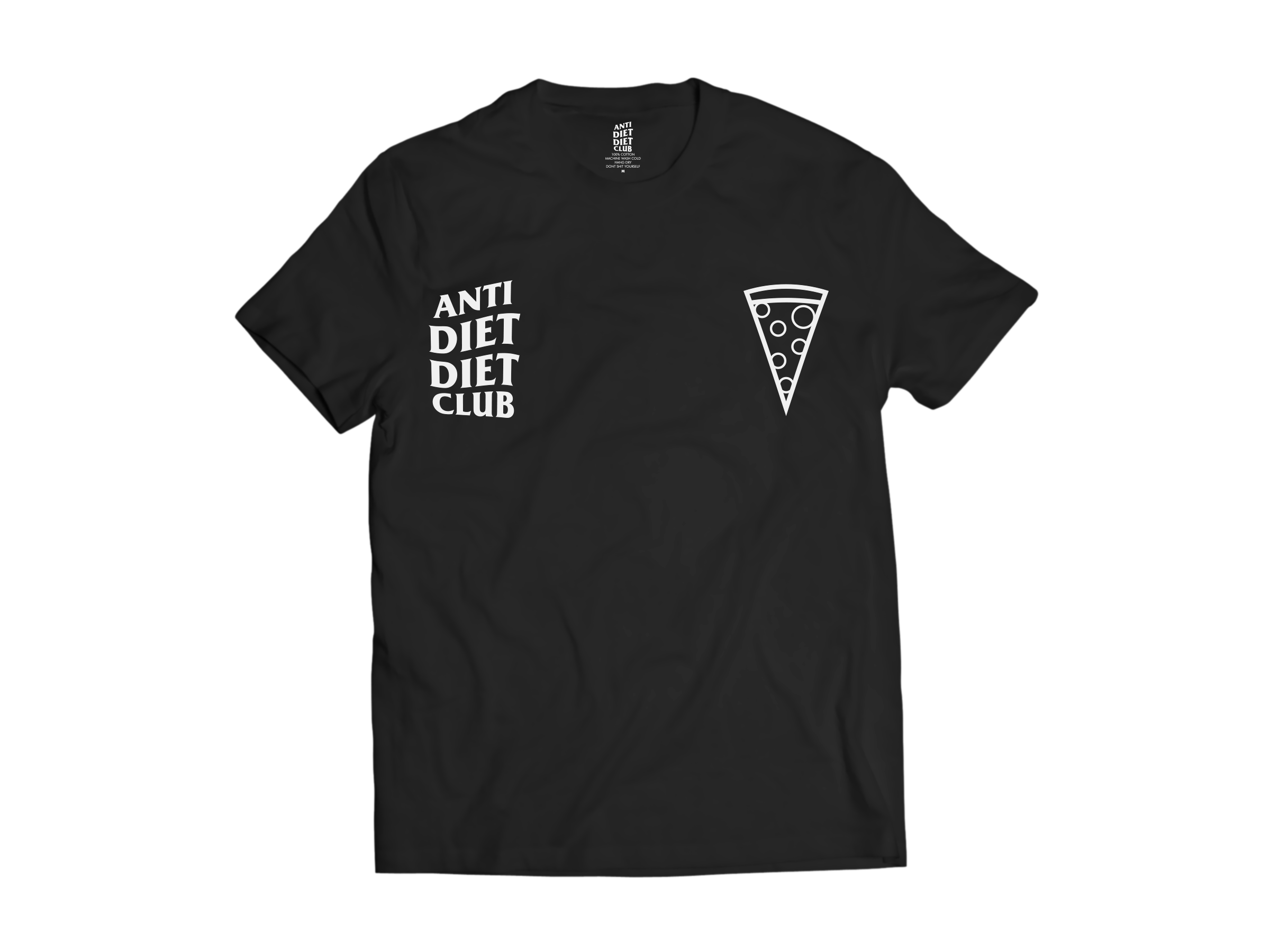 ADDC Pizza Papi Black T-Shirt - Front.png