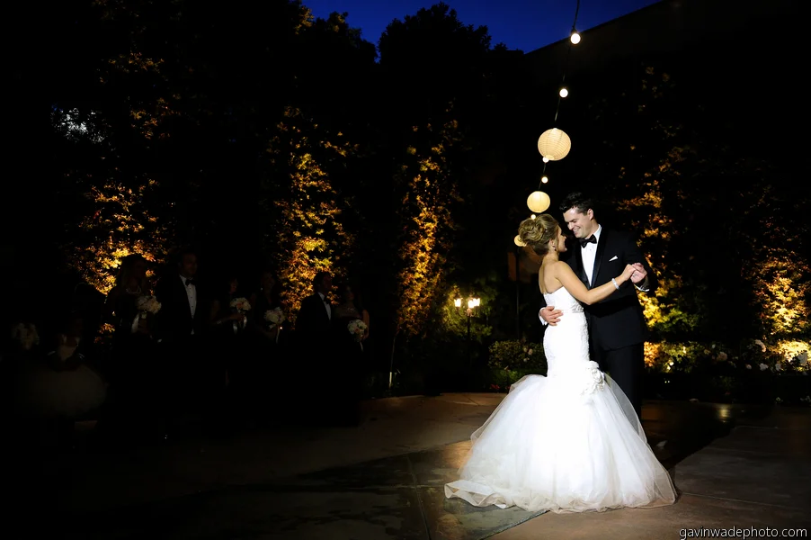 Real Wedding: Hollywood Glam at Franciscan Gardens