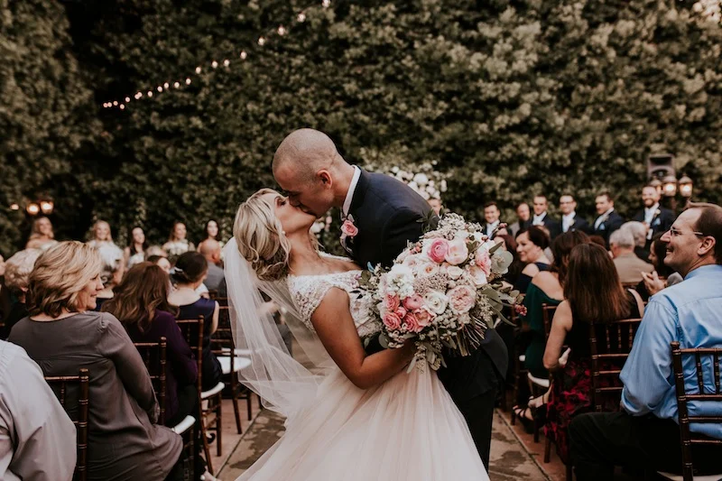 Romantic Garden Wedding at Franciscan Gardens