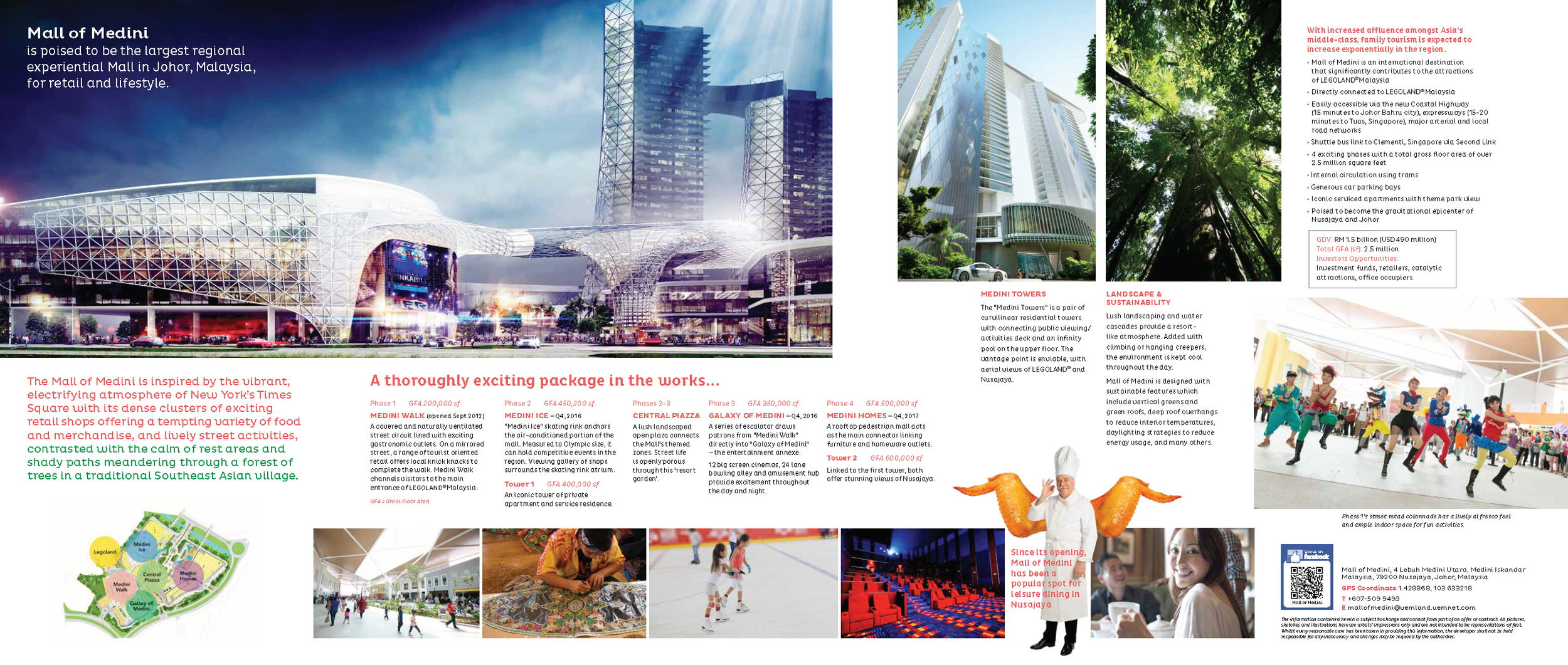 Mall of Medini promotional leaflet. 